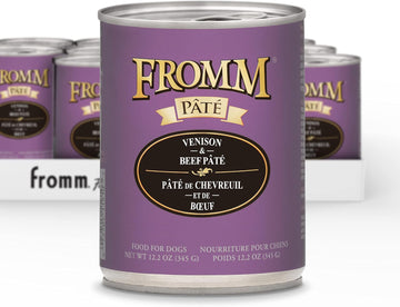 Fromm Venison & Beef Pate Dog Food - Premium Wet Dog Food - Venison Recipe - Case Of 12 Cans