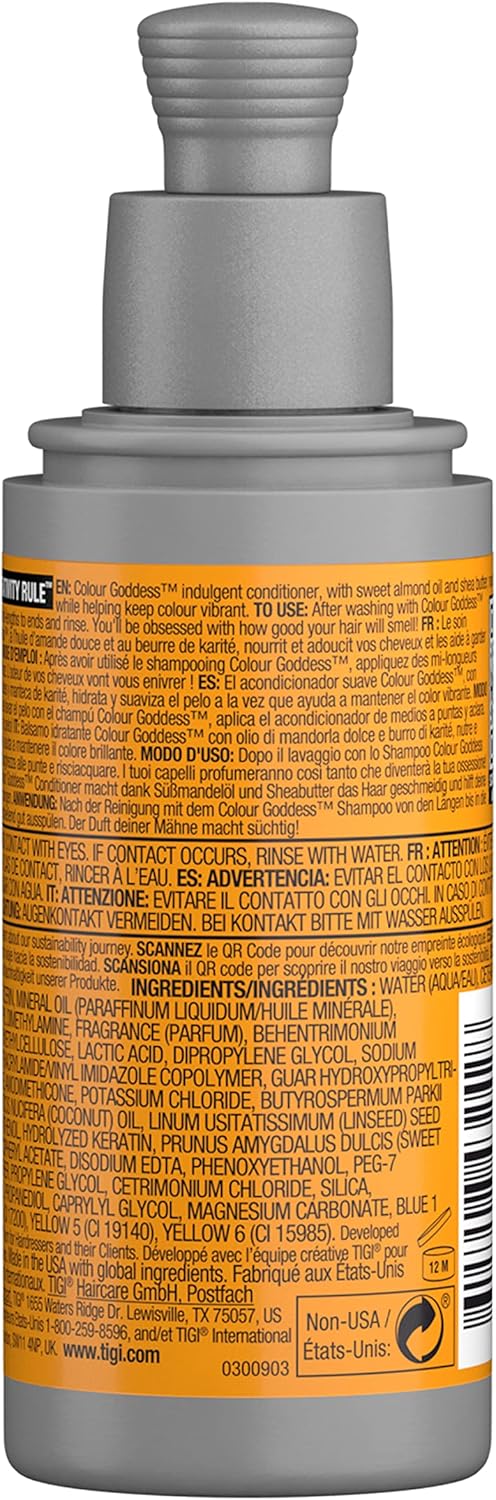 Bed Head By Tigi - Colour Goddess Shampoo - Ideal For Coloured Hair - Travel Size Shampoo - 100 Ml