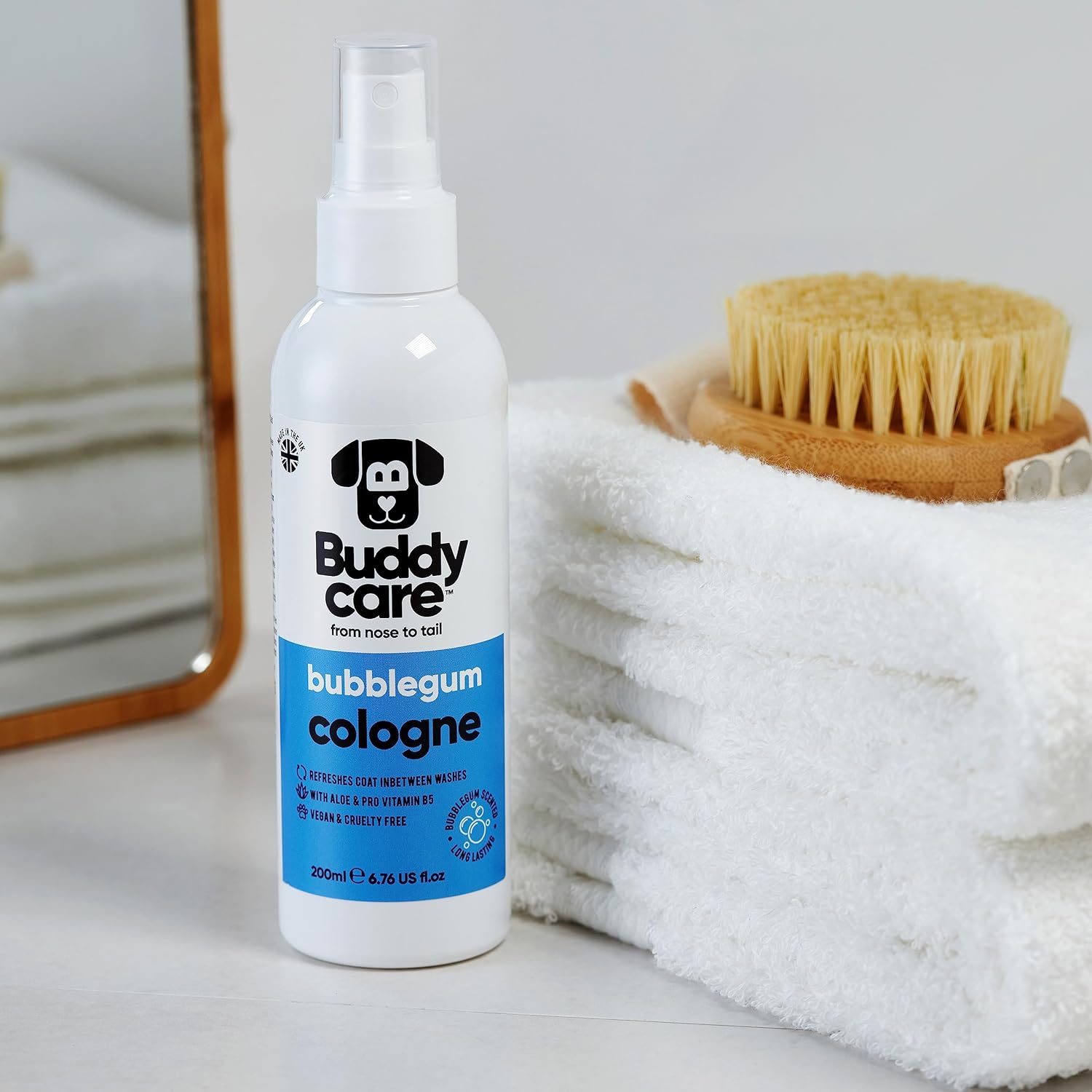 Buddycare Dog Cologne - Bubblegum - 200ml - Sweet and Playful Scented Dog Cologne - Refreshes Between Dog Washes :Pet Supplies