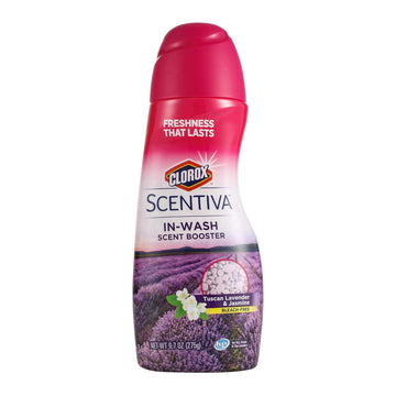 Clorox-BB0411 Scentiva Scent Booster Beads Laundry Freshener| Beautiful and Fresh Tuscan Lavender & Jasmine Scent | Easy to Use Laundry Beads Scent Booster | 9.7 Oz