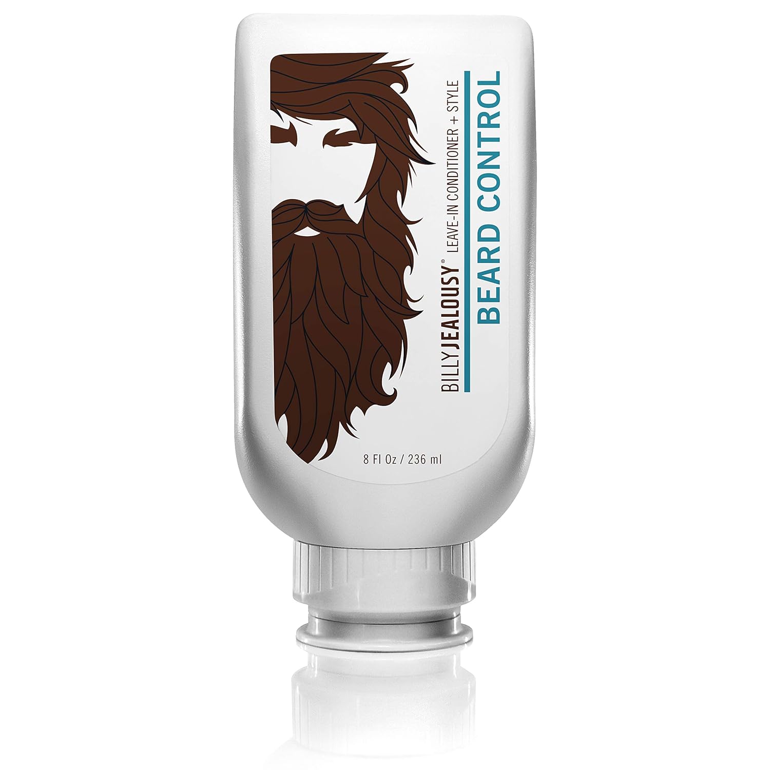 Billy Jealousy Beard Control Leave In Beard Conditioner For Men With Aloe Leaf Juice And Jojoba Seed Oil, Softens Hair And Skin, Light Hold With Matte Finish