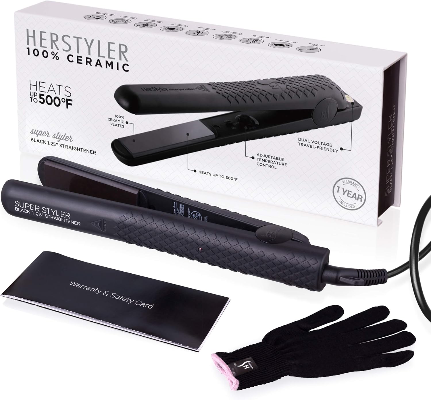 Herstyler Colorful Seasons Flat Iron - Blue