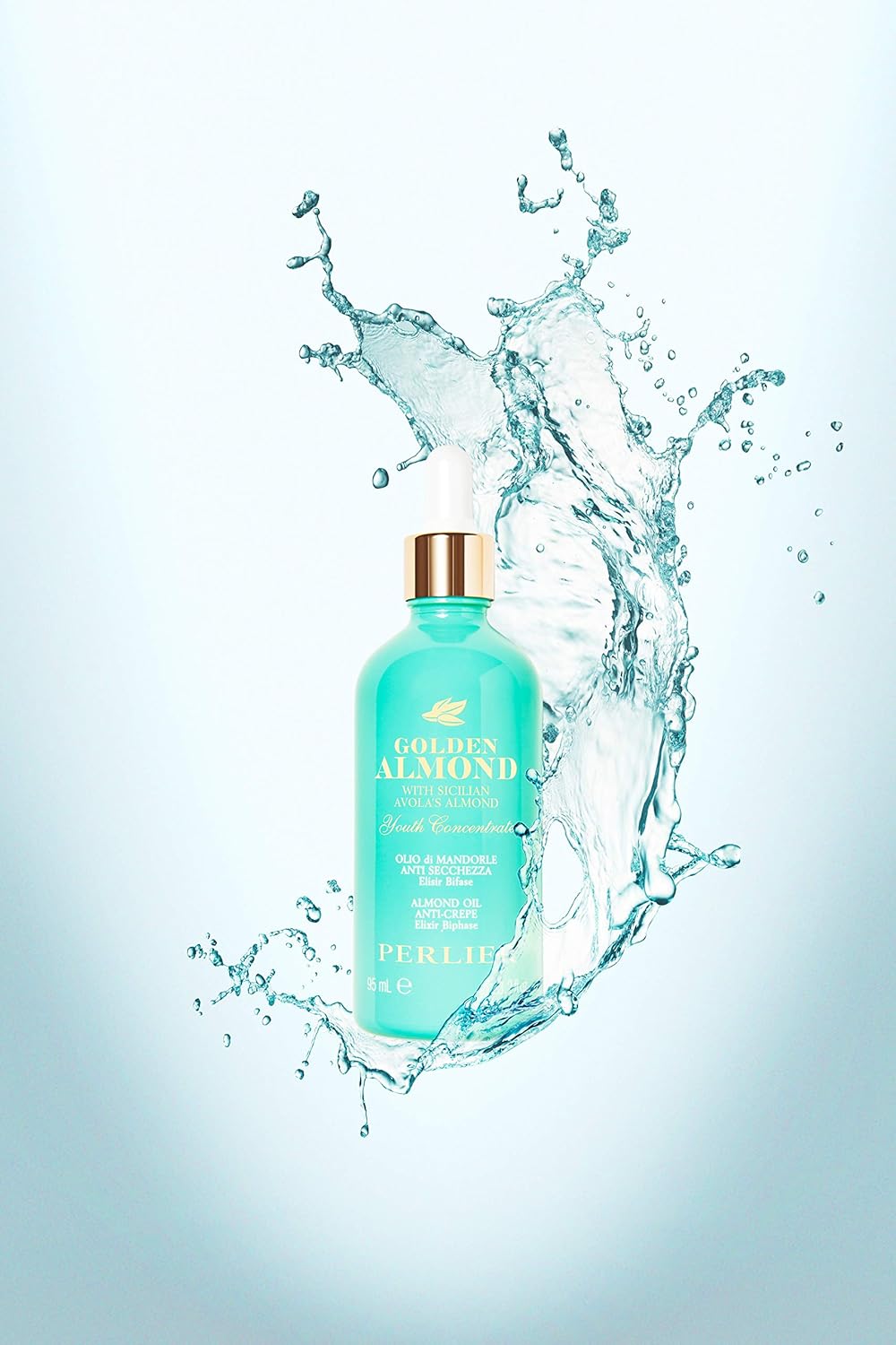 Perlier Golden Almond Bi-Phase Oil, 3.2 Fl. Oz. : Beauty & Personal Care