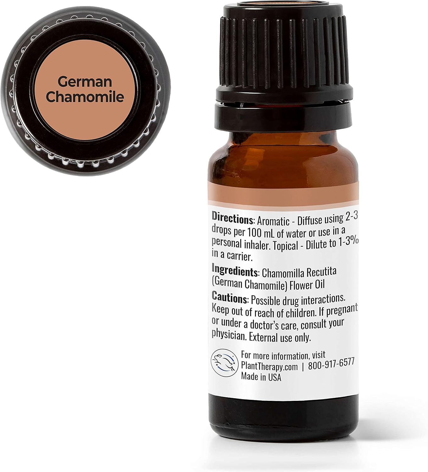 Plant Therapy German Chamomile Essential Oil 100% Pure, Undiluted, Natural Aromatherapy, Therapeutic Grade 10 mL (1/3 oz) : Health & Household