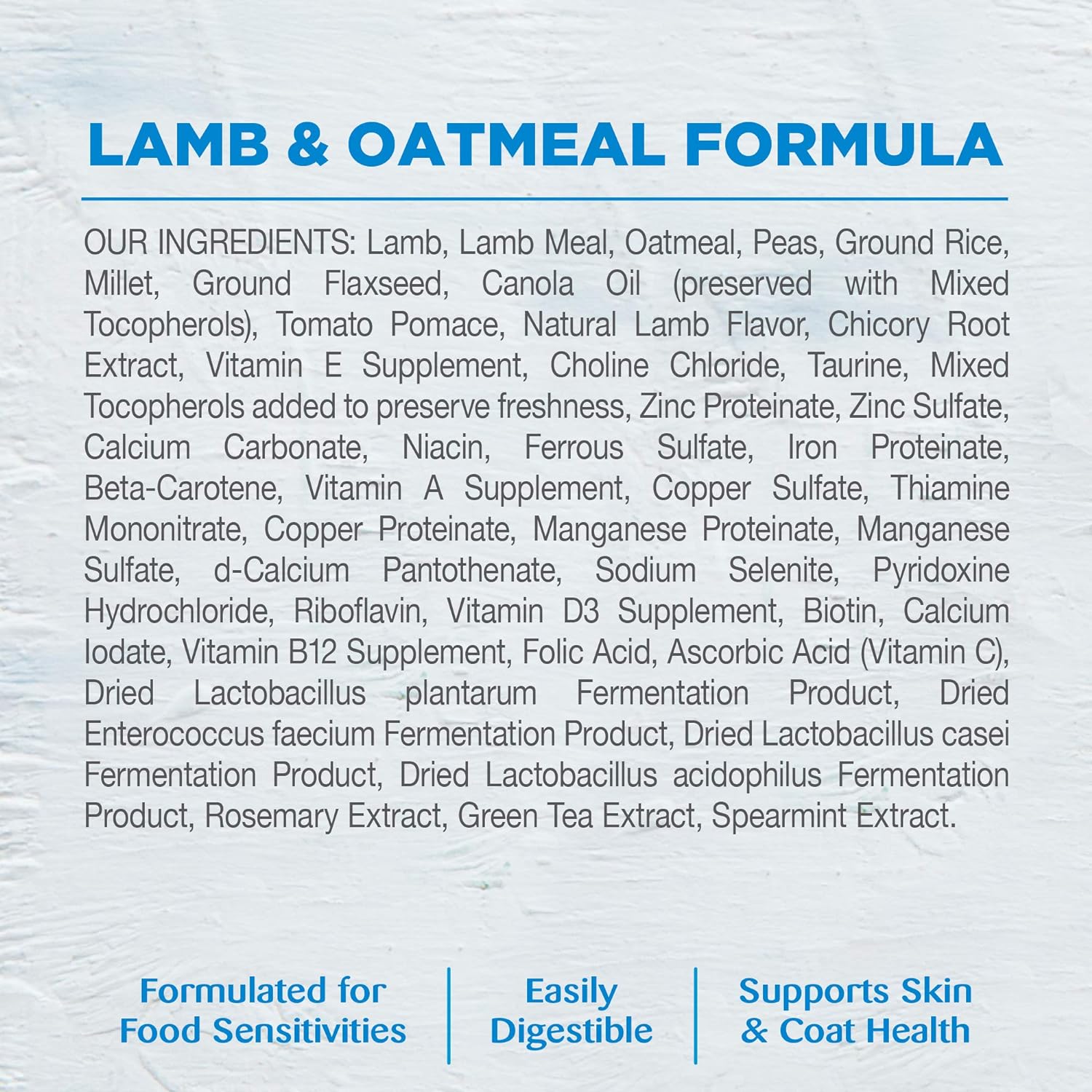 Wellness Simple Limited Ingredient Lamb and Oatmeal Recipe Dry Dog Food, 40- Pound Bag : Pet Supplies