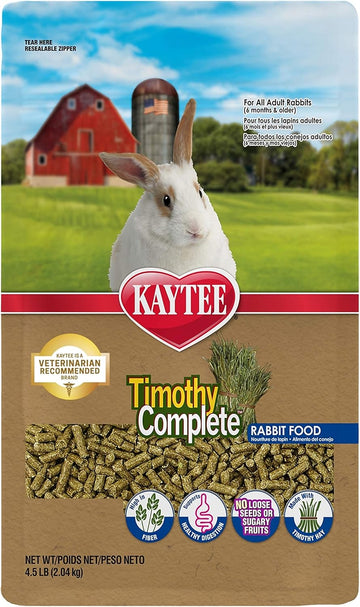 Kaytee Timothy Complete Rabbit Food 4.5 Lb