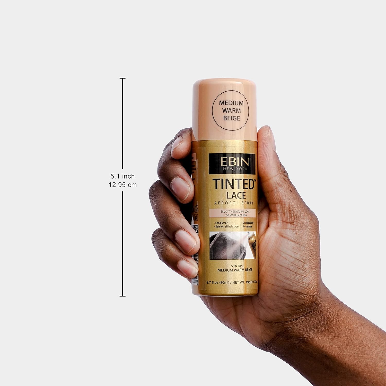 EBIN Tinted Lace Spray (80ml, Medium Brown) : Amazon.co.uk: Beauty