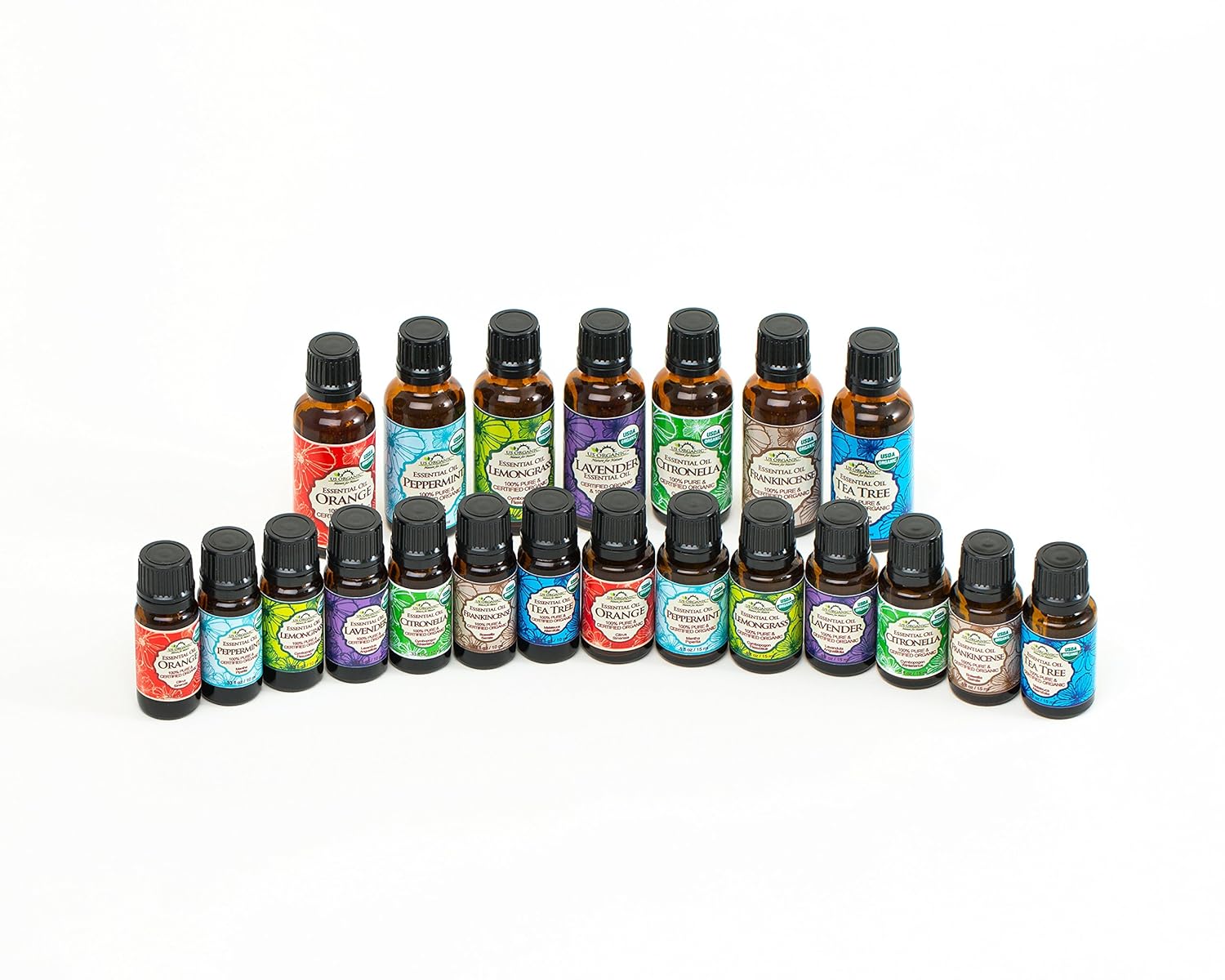 US Organic 100% Pure Peppermint Essential Oil - USDA Certified Organic - 10 ml - w/Improved caps and droppers (More Size Variations Available) : Beauty & Personal Care