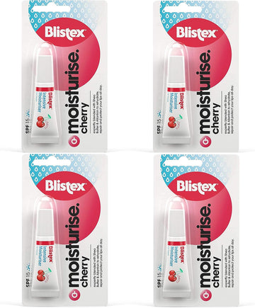 Blistex Intensive Moisturiser Cherry Lip Balm SPF 15 Hydrating & Nourishing Lip Moisturiser 6 ml (Pack of 4) : Amazon.co.uk: Beauty