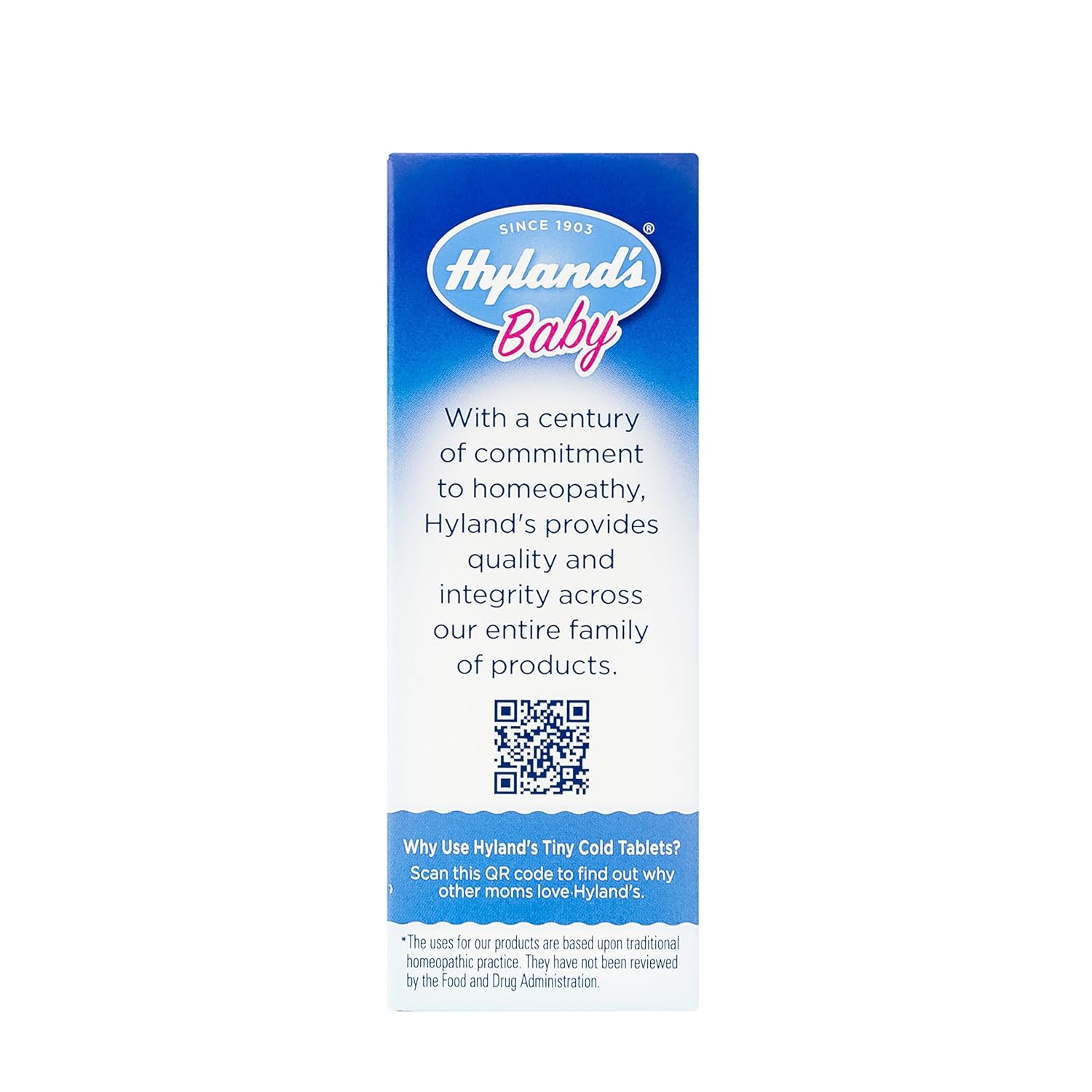 Hyland's Baby Tiny Cold Tablets, Nighttime, Infant and Baby Cold Medicine, Decongestant, Runny Nose, Cough, & Occassional Sleeplessness Relief Due to Colds, 125 Quick-Dissolving Tablets : Health & Household