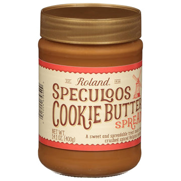 Roland Foods Speculoos Cookie Butter Spread, Specialty Imported Food, 14.1-Ounce Jar, Packaging May Vary