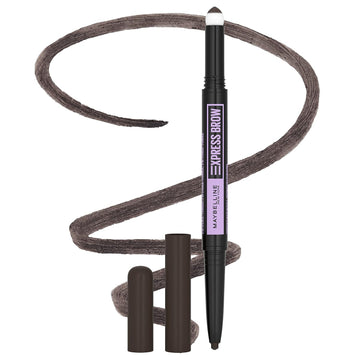 Maybelline Express Brow 2-In-1 Pencil And Powder Eyebrow Makeup, Black Brown, 1 Count