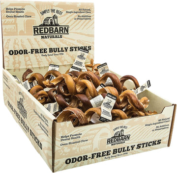Redbarn Naturals 200005 Odor Free Bully Springs Pet Chew Treat (25 Case), One Size