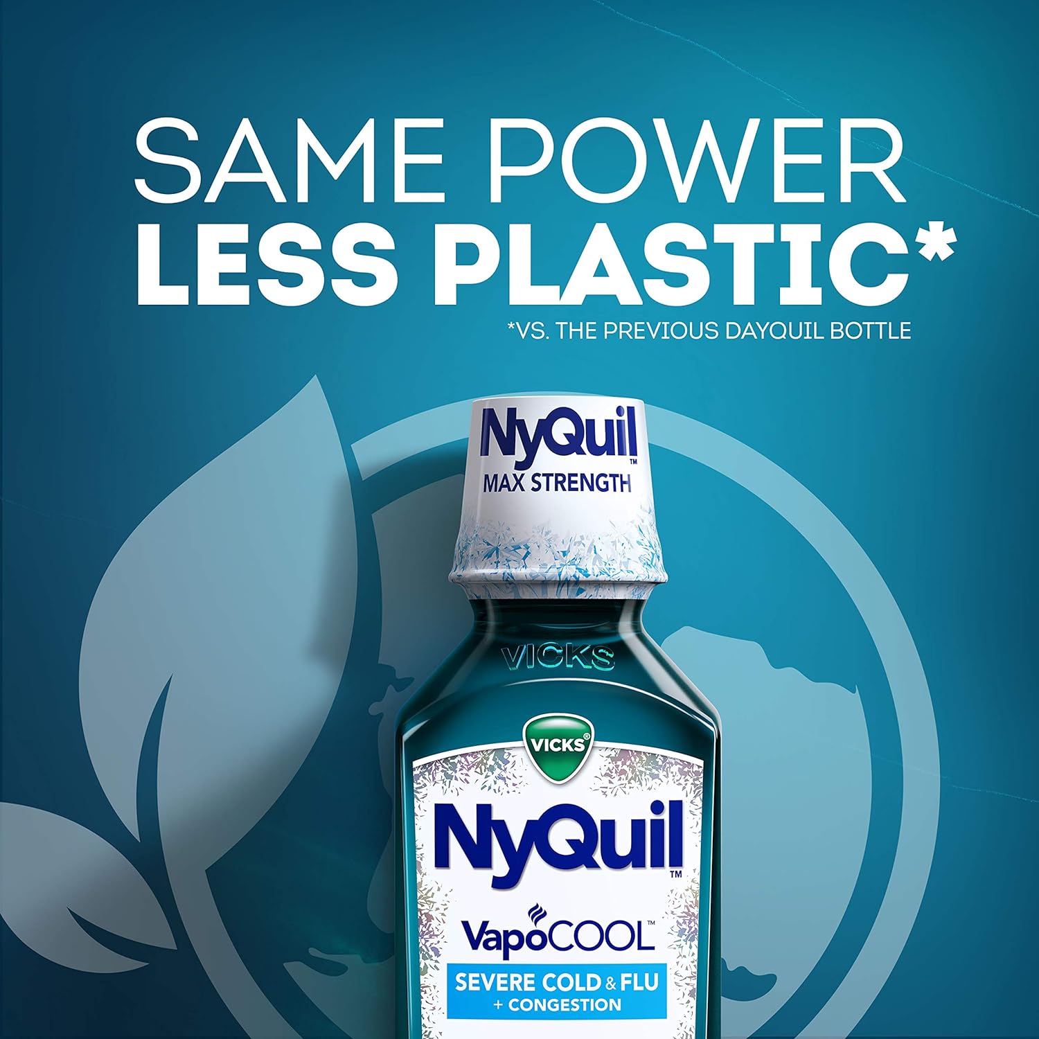 Vicks DayQuil and NyQuil VapoCOOL SEVERE Combo Cold & Flu + Congestion Medicine, Max Strength Relief For Fever, Sore Throat, Nasal Congestion, Sneezing, Cough, 2 x 12 oz Bottles, 1 NyQuil, 1 DayQuil : Everything Else