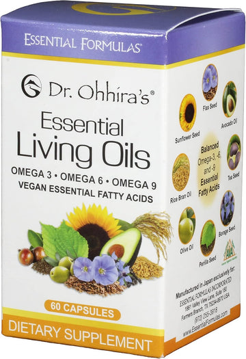 Dr. Ohhira'S Vegan Omega 3, Efa And Fish Oil Alternative, 60 Capsules