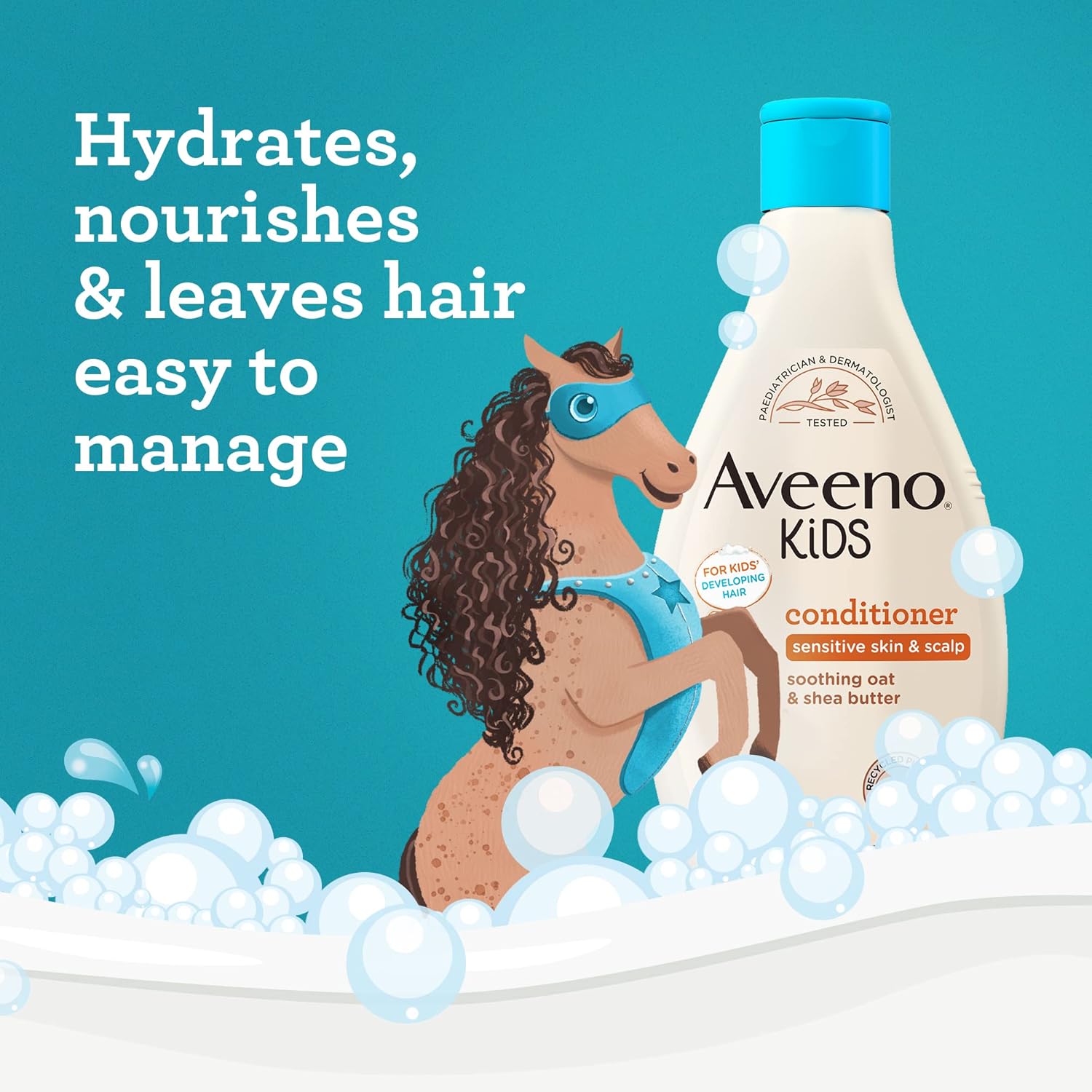 Aveeno Baby Kids Conditioner 250ml | Enriched with Soothing Oat & Shea Butter | Hair Conditioner for Children Developed for Your Little Superhero | Childrens Toiletries Sets : Amazon.co.uk: Health & Personal Care