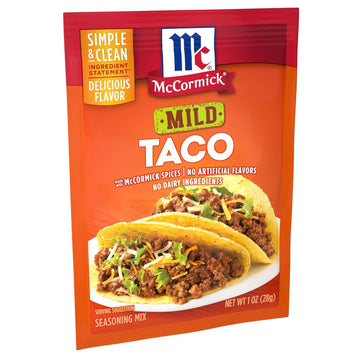 Mccormick Classic Taco Seasoning Mix Packet, Mild, 1 Oz(Pack Of 24)