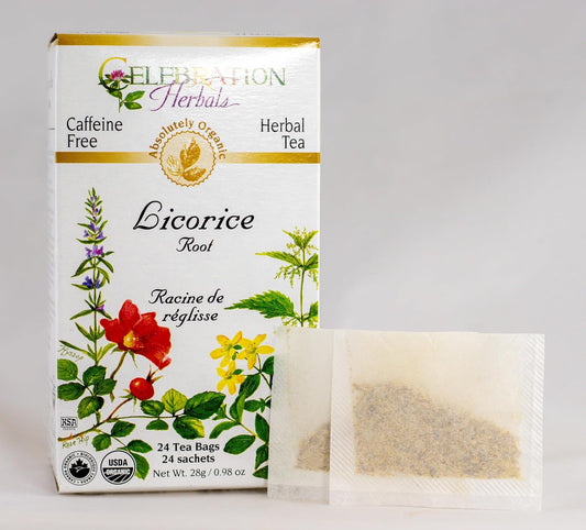 Celebration Herbals Organic Licorice Root Tea - 24 Tea Bags