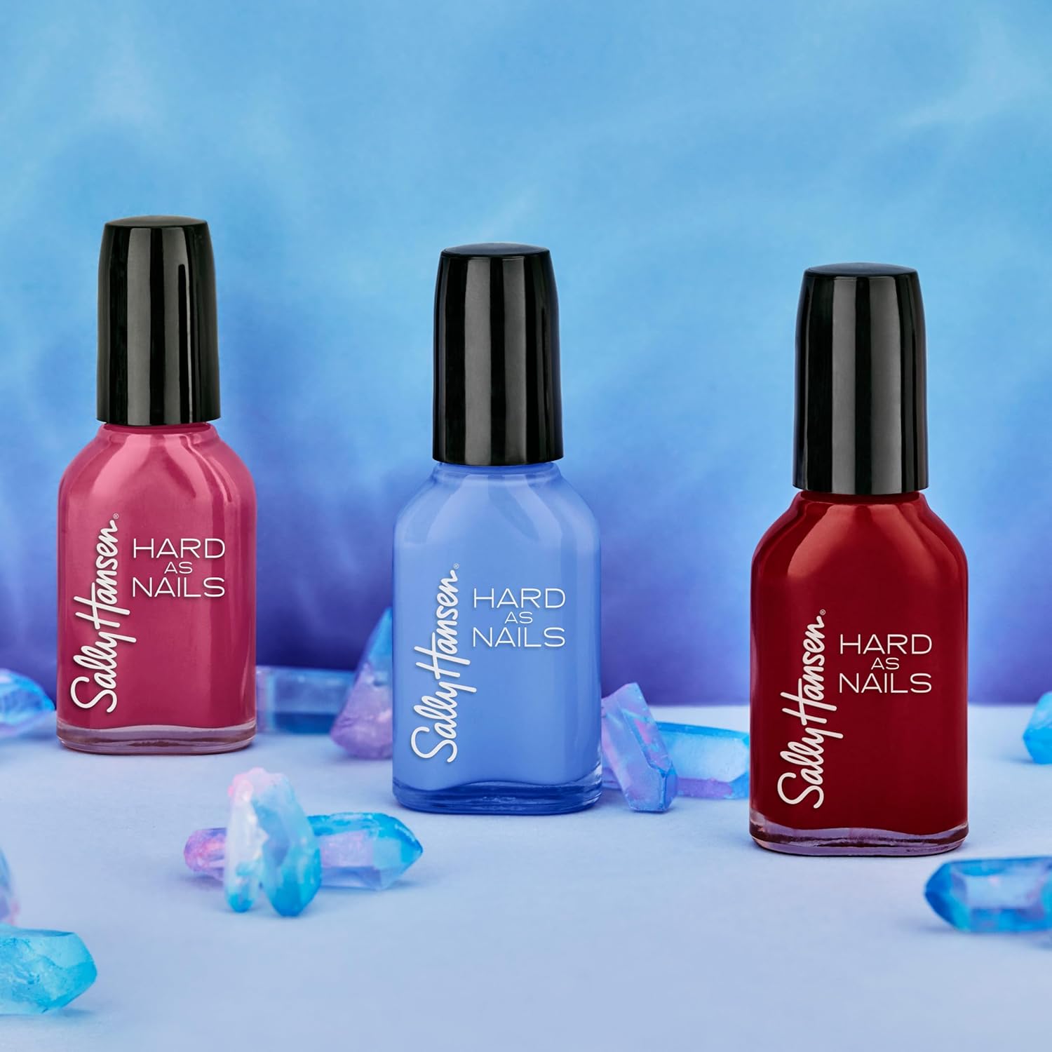 Sally Hansen - Hard as Nails Color - Iridescent Sea - Garnet Attention - 0.45 Fl oz(Pack of 1) : Beauty & Personal Care