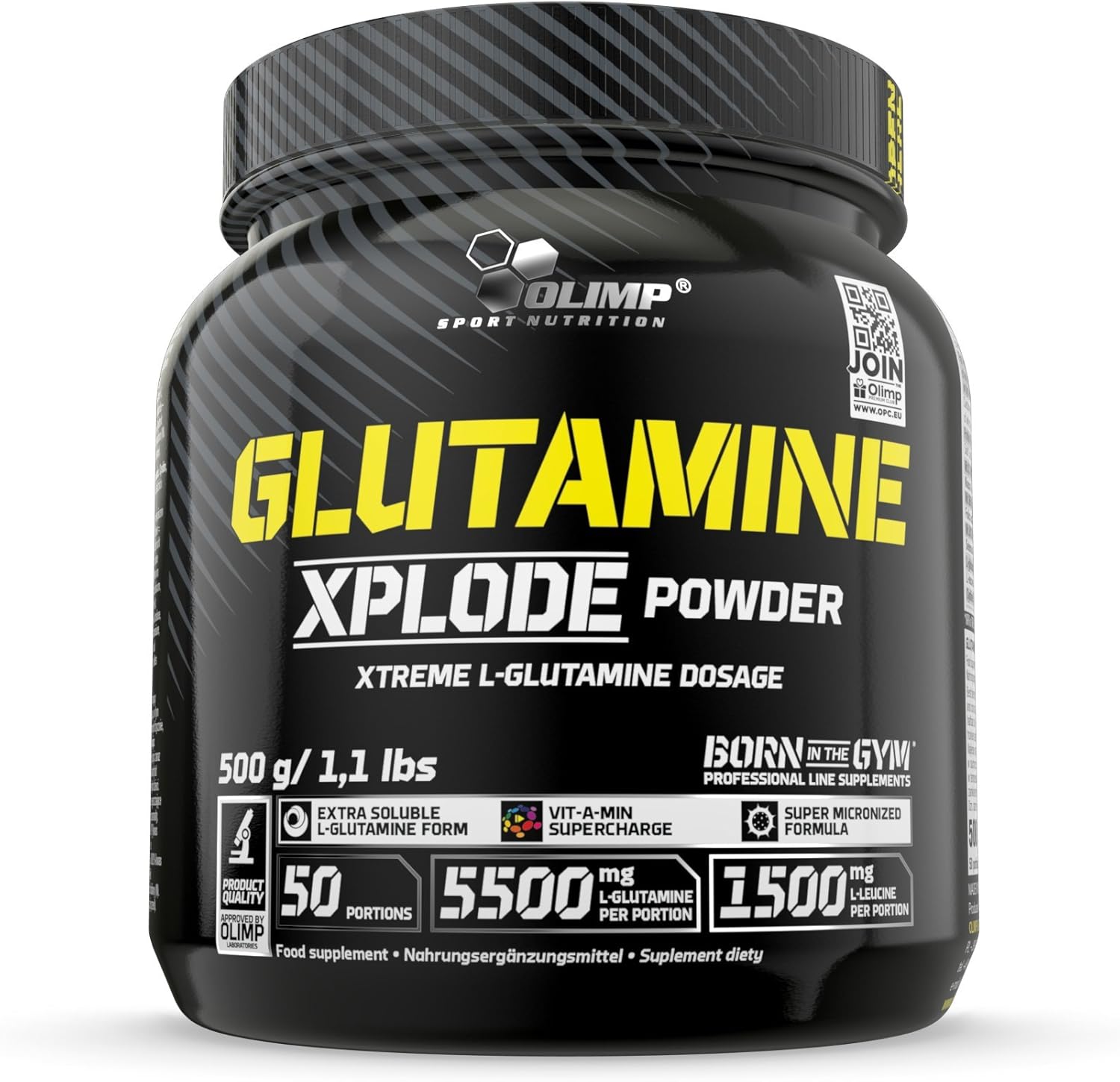 Olimp Sport Nutrition 500G Lemon Glutamine Xplode Powder