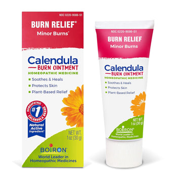 Boiron Calendula Burn Ointment For Relief From Minor Burns From Cooking, Friction, Or Sunburns - 1 Oz