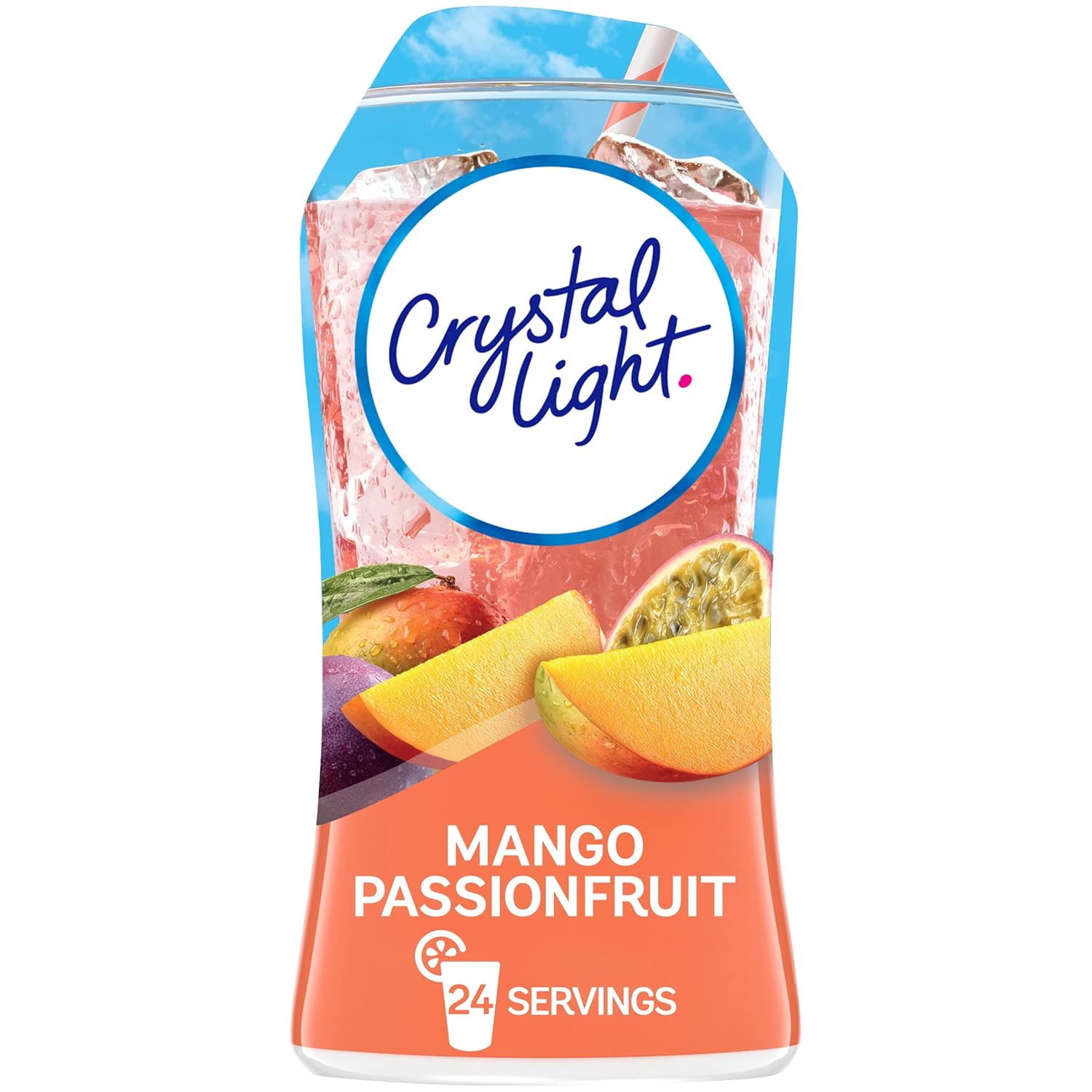 Crystal Light Sugar-Free Zero Calorie Liquid Water Enhancer - Mango Passionfruit Water Flavor Drink Mix (1.62 Fl Oz Bottle)