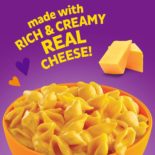 Annie'S Deluxe Macaroni & Cheese With Organic Pasta, Aged Cheddar Cheese & Shells, 11 Oz