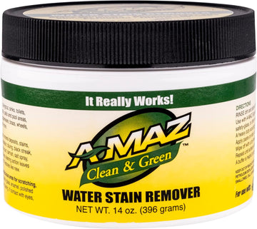 CRL A-Maz Water Stain Remover - 14 Oz Container with Scrub PAD