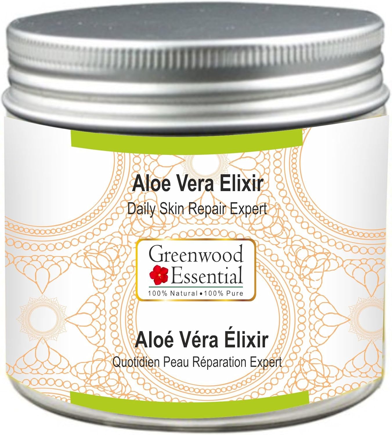 Greenwood Essential Pure Aloe Vera Elixir (Gel) Daily Skin Repair Expert Therapeutic Grade 50Gm