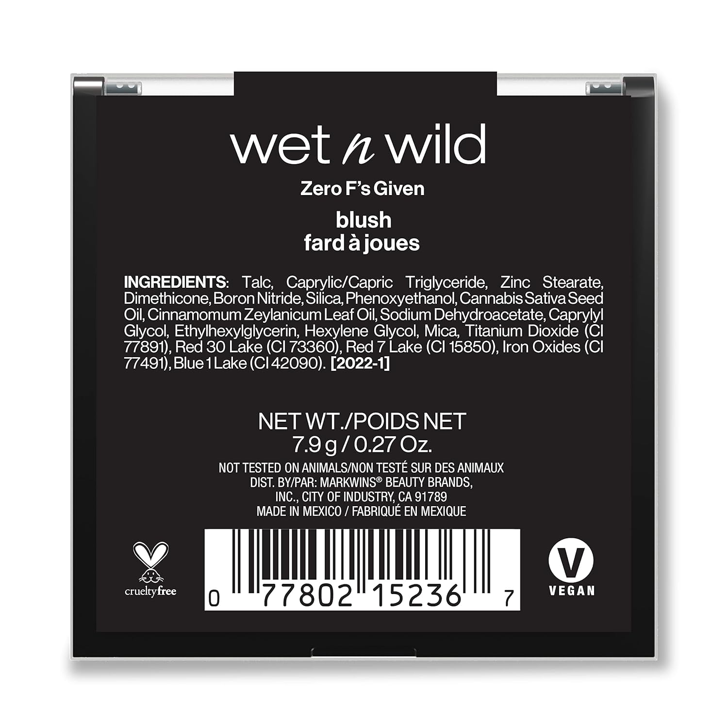 wet n wild Mood Cannabis Sativa Seed Oil Infused Makeup, Blush Complexion Enhancer Zero F's, Natural Cinnamon Infused (1115236) : Beauty & Personal Care