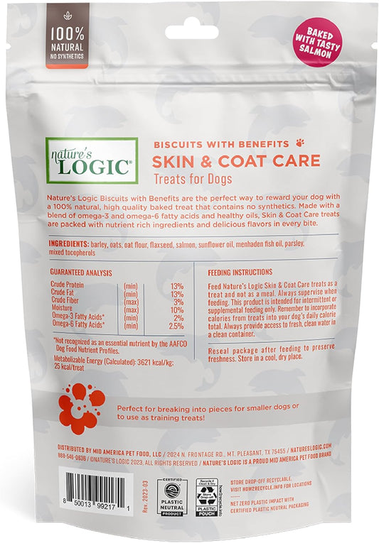 Nature'S Logic Biscuits With Benefits Skin And Coat, 12Oz