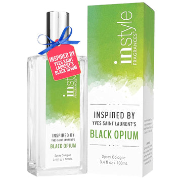 Instyle Fragrances, Inspired By Yves Saint Laurent'S Black Opium, Eau De Toilette, Fragrance For Women, Vegan, Paraben Free, Phthalate Free, Never Tested On Animals, 3.4 Fluid Ounces