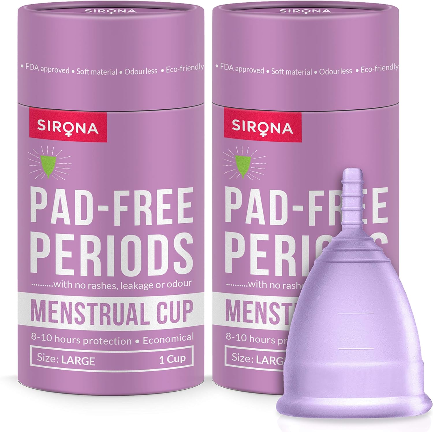 Sirona Menstrual Cups (Large (Pack of 2))