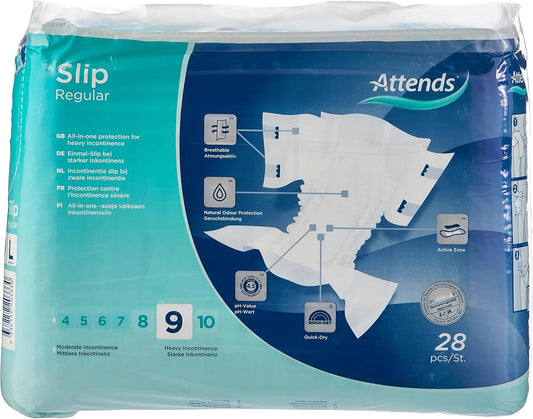 Van Heek 203330 Slip Regular 9 L Heavy Bladder / Incontinence Pads (Pack Of 1)