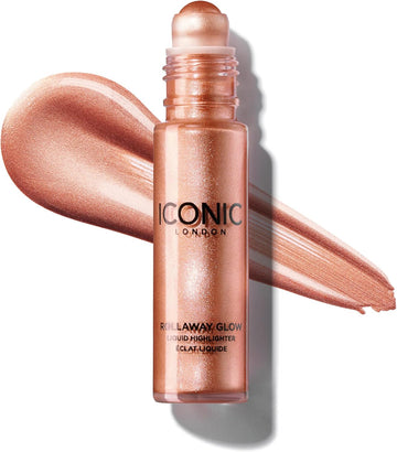 Iconic London Rollaway Glow Highlighter Makeup, Rose Potion, 8 Ml