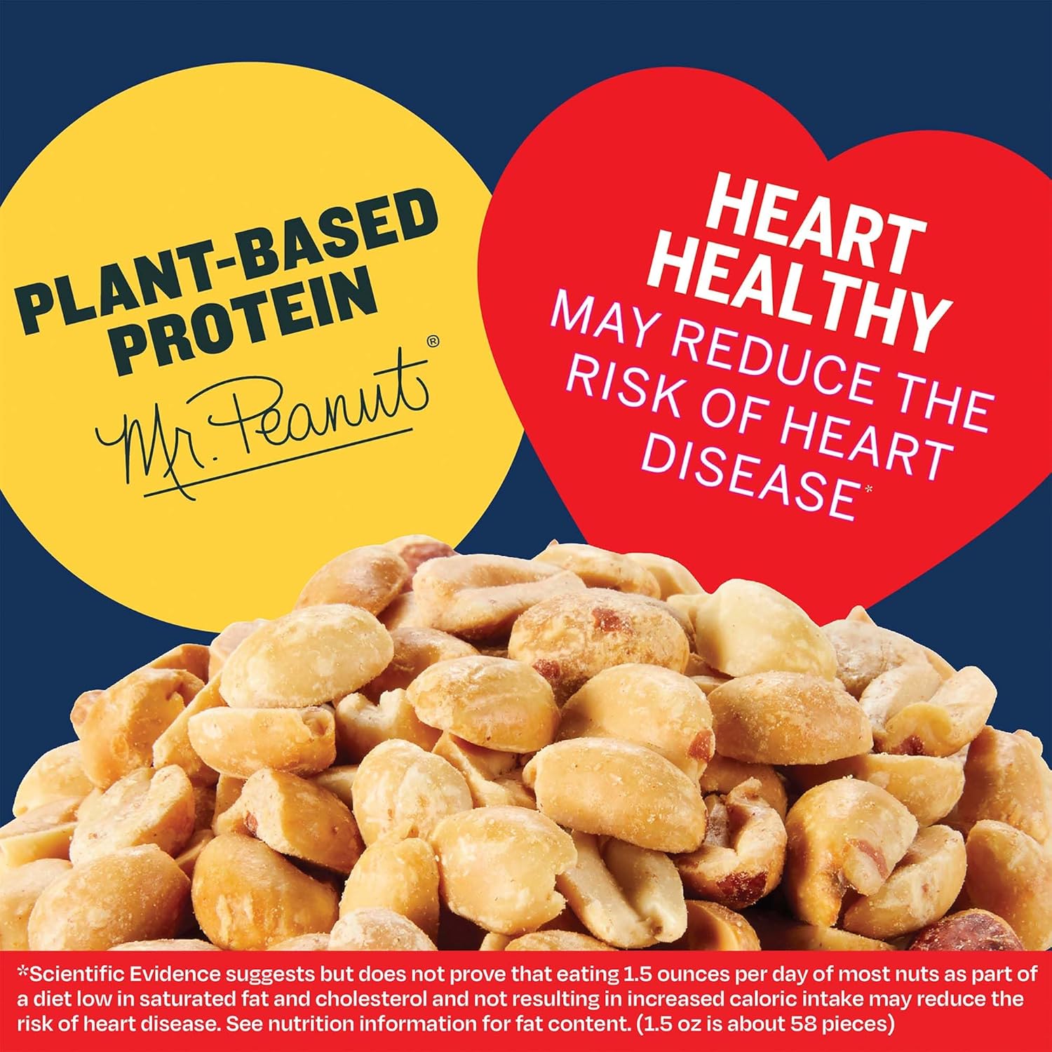 Planters Lightly Salted Dry Roasted Peanuts (6 Ct Pack, 2.2 Lb Containers)