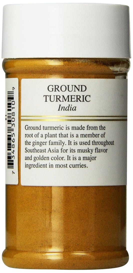 India Tree Turmeric Ground Jar, 2 Ounce