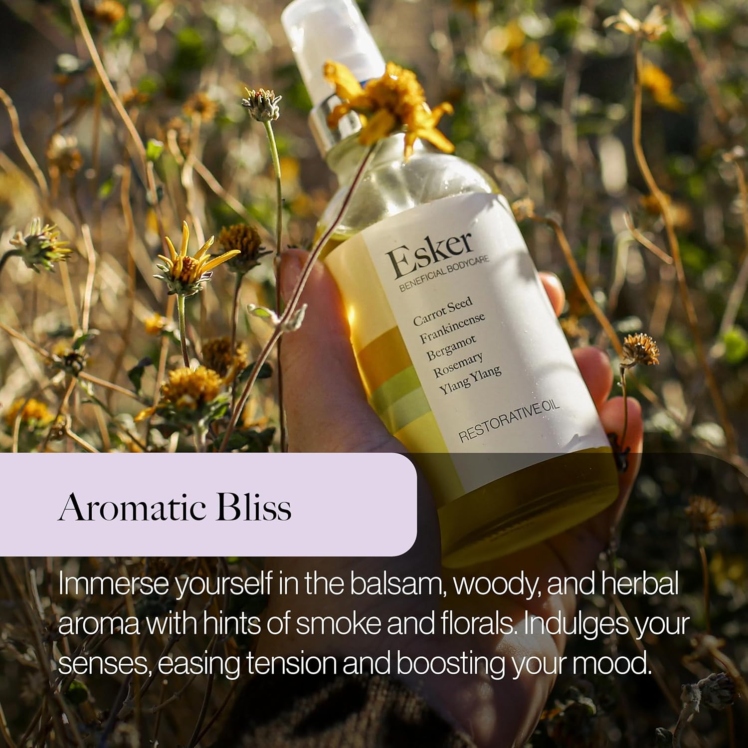 Esker Restorative Body Oil | Premium Deep Hydration Oil Designed To Soften And Moisturize Skin While Promoting Circulation And Energy Flow, Fast-Absorbing With Vitamins And Antioxidants 4Oz : Beauty & Personal Care