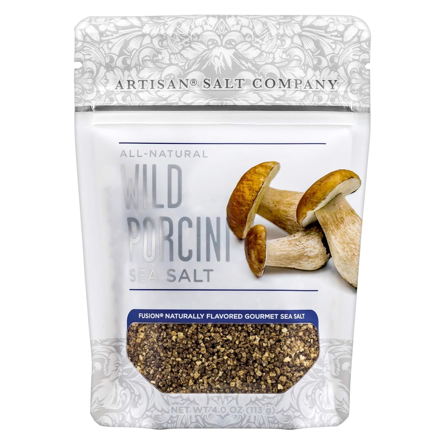 Artisan Salt Company Fusion Naturally Flavored Lemon Twist Sea Salt, Zip-Top Pouch, 3.5 Ounce
