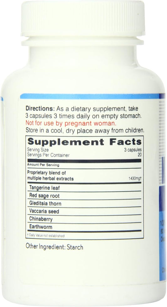 Mammary Care Dietary Supplement Capsules, 500 Mg, 60-Count Bottle
