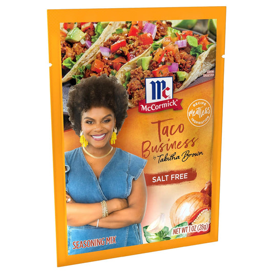 McCormick Taco Business Seasoning Mix by Tabitha Brown, 1 oz (Pack of 12)