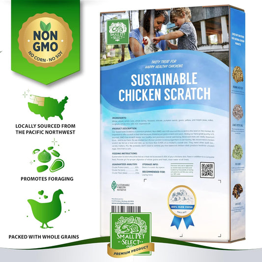 Small Pet Select Sustainable Chicken Scratch, 20Lb