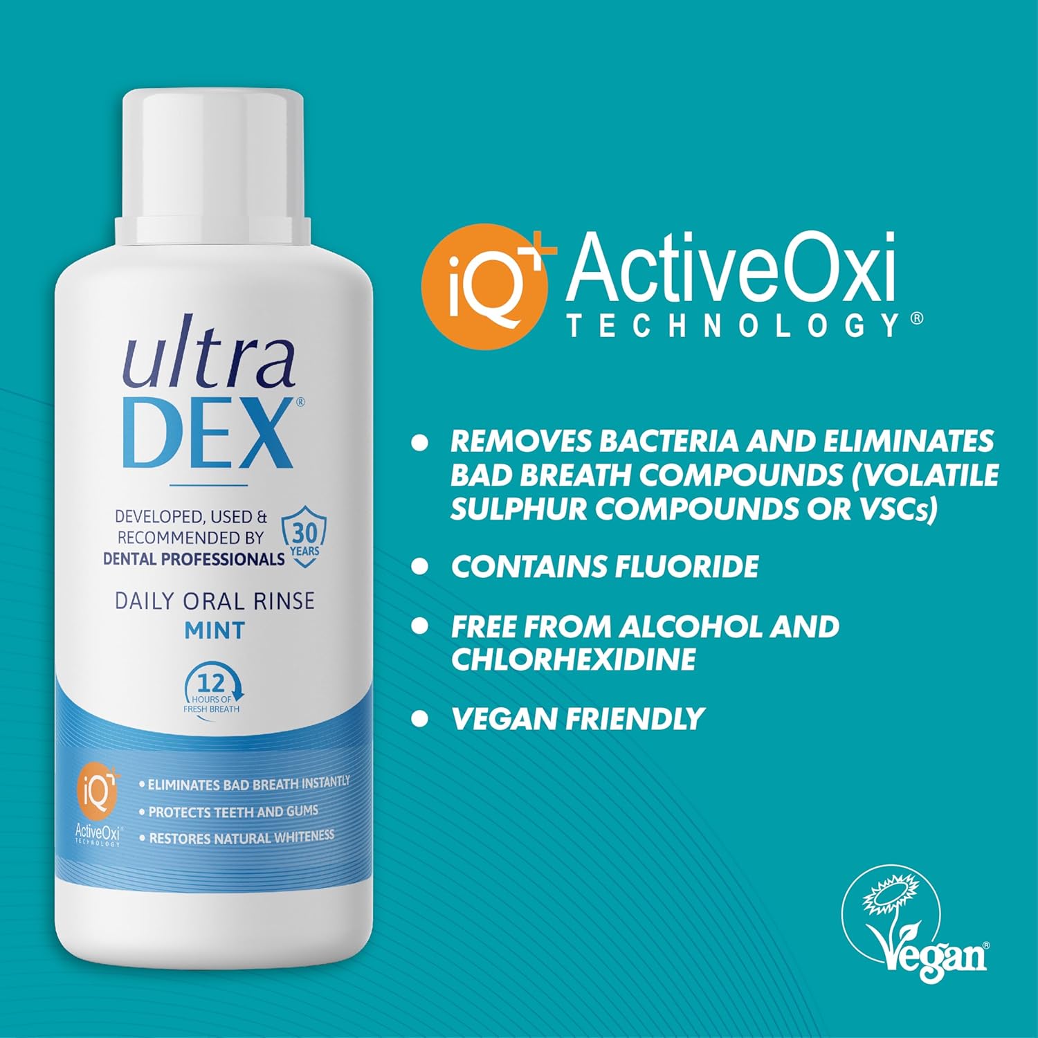 UltraDEX Daily Oral Rinse, Mint 500 ml : Amazon.co.uk: Health & Personal Care