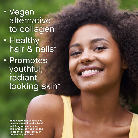 Neocell Vegan Beauty Builder Collagen Alternative; Plant-Based Vegan Collagen-Booster Supports Collagen Production; Hibiscus avored; 8 g Powder/Serv; 30 Servs; 8.