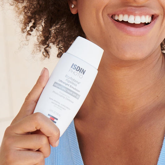 Isdin Eryfotona Ageless Sunscreen Zinc Oxide And 100% Mineral Tinted Sunscreen Spf 50+