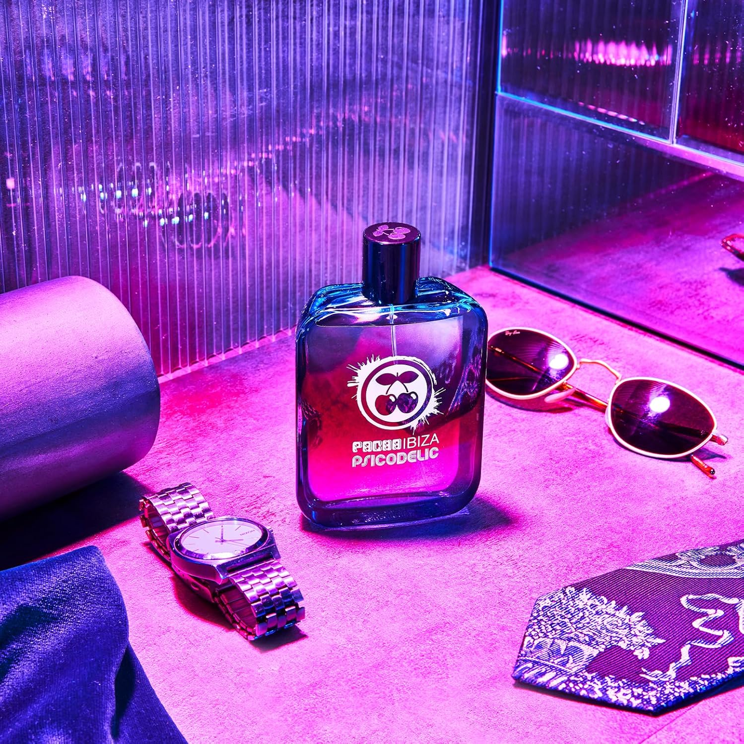 Pacha Ibiza Perfumes - Psicodelic Him, Eau De Toilette For Men - Long Lasting - Sexy, Masculine And Elegant Fragance - Woody And Spicy Notes - Ideal For Day Wear - 50 Ml