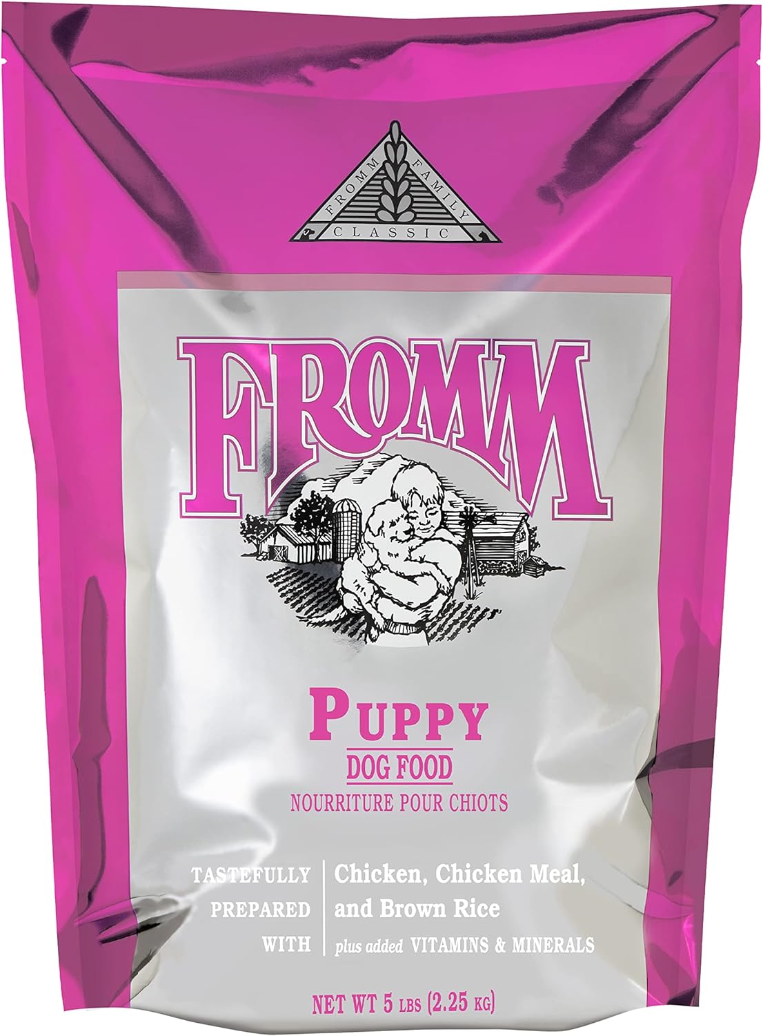 Fromm Classic Puppy Dog Food - Premium Dry Puppy Food For Large, Medium, & Small Breeds - Chicken Recipe - 5 Lb