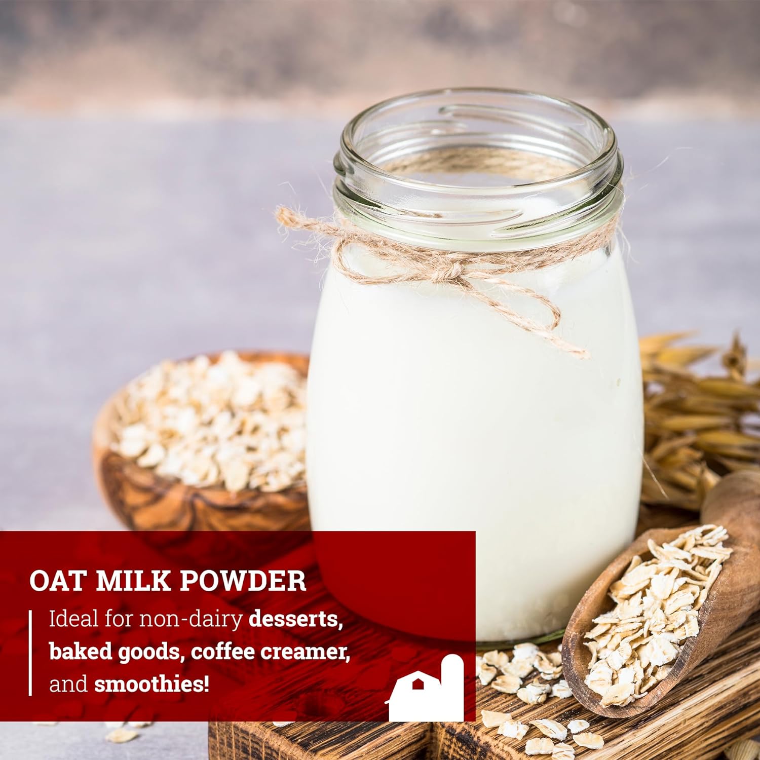 Oat Milk Powder by Hoosier Hill Farm, 25LB BULK Bag (Pack of 1). Made in USA with no additives : Grocery & Gourmet Food
