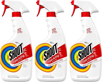 Shout Laundry Stain Remover Trigger Spray - 22 Ounce - Pack of 3