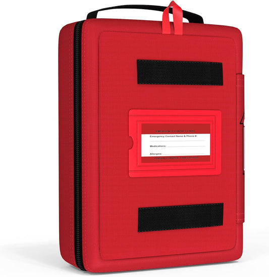 Portable First Aid Kit For Kids With Cpr Shield - Ideal For Home, Car, School, Camping, And As A Travel First Aid Kit. Latex-Free Bandages – Children First Aid Guide By The Life Safety Pro